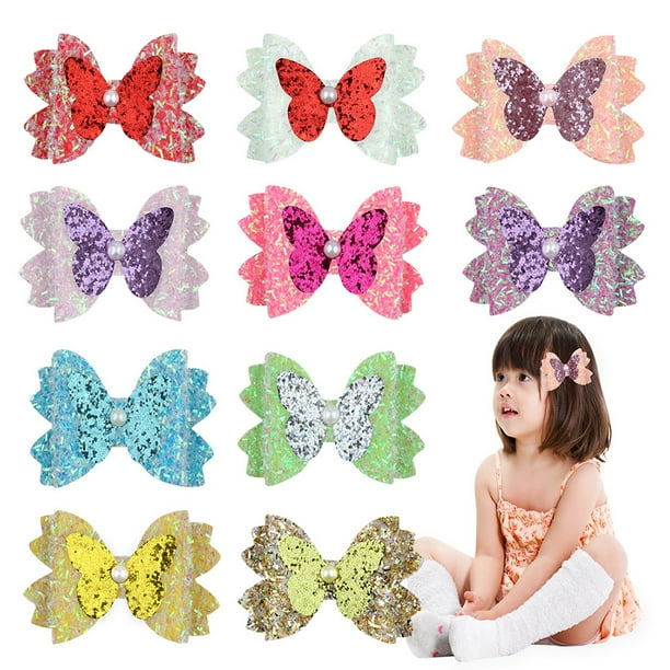Hair Accessories Bowknot Crystal Hair Clip Glitter Hairpin Sequin Barrette Hair Accessories Bowknot Crystal Hair Clip Glitter Hairpin Sequin Barrette